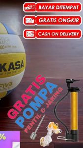 Bola Voli Mikasa MV2200 Super Gold Premium - Warna Biru Kuning Putih Ukuran 5 Kompetisi