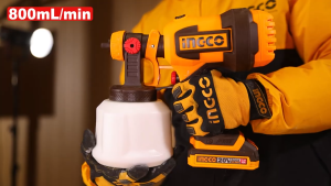 INGCO CSGLI2004 CORDLESS SPRAY GUN 20V SEMPROTAN CAT BATERAI