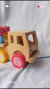 Truk Jumbo Hijaiyah Mainan Balok Susun Mobil Mobilan Huruf Hijaiyah Mainan Kayu Montessori Toys