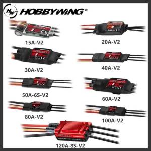 Bộ Điều Khiển Tốc Độ ESC Không Chổi Than Hobbywing Skywalker V2 120A 100A 80A 60A 50A 40A 30A 20A 15A Với UBEC Dành Cho Máy Bay RC FPV