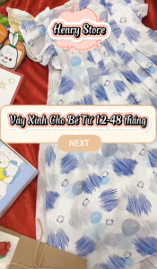 Váy Xô Bamboo Dễ Thương Bé Gái Ualarogo UR3659 cho bé từ 12-48 tháng
