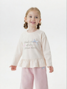 Marc&Janie | Elegant Bow Letter Lace T-Shirt