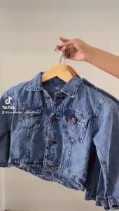 3D Jaket Jeans Mini Anak Korean Style Usia 2-10 Tahun