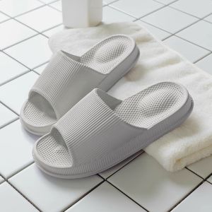 Extra Large Mens Summer Slippers Indoor Home Bathroom Anti-Slip Odor-Resistant Indoor Outdoor Slip-On Sandals EVA Material