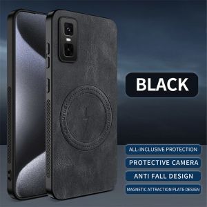 Ốp Da PU Cao Cấp EUCAGR Cho Oppo A7 Pro Max/A7 Pro - Vỏ Chống Sốc Chống Rơi Thân Thiện Với Da Có Nam Châm Hút