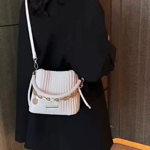 NANJIA Premium Leather Handbag for Ladies - High Quality & Durable handbag bag female fashion beg wanita commuter shoulder Womens crossbody bucket bag