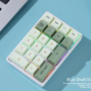 ATTACK SHARK | ATTACK SHARK K21 Mechanical Keyboard BT/2.4Ghz/USB-C Connection Colourful Lighting Full Key Hot-Swap for PC Laptops