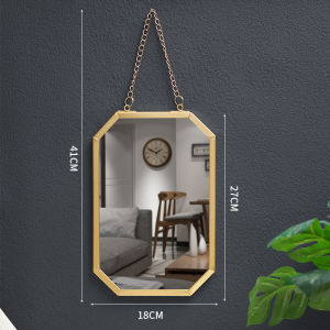 JUXIANYOU | Square Metal Wall Mounted Mirror