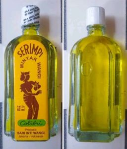 MINYAK WANGI SERIMPI COLIBRI BOTOL KACA 83ml