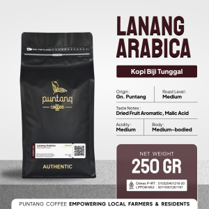 Kopi Puntang Arabika Lanang Special Varietas Gunung Puntang 250gr | 100% Arabika Asli Puntang Coffee
