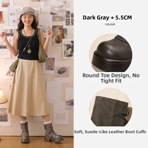 Josiny | Spring New Western Style Boots Chunky