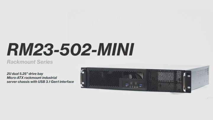 SilverStone 2U Rackmount Industrial Server Chassis RM23-502