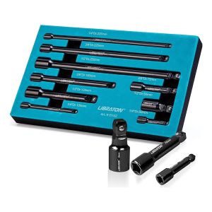 Libraton Wobble Extension Set Socket Extensions Set Ratchet Extensions 1/4" 3/8" 1/2" Wobble Extensions Drive Socket Extension