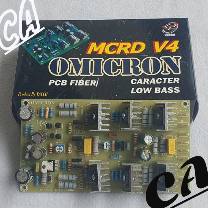 KIT DRIVER POWER AMPLIFIER MCRD V4 MONO OMICRON FIBER | Lazada Indonesia