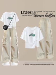 NUMEN BUTTON | Bộ Đồ Slimming In Hình Phong Cách Mùa Hè