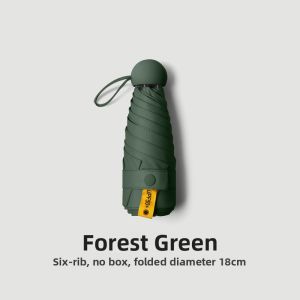 Compact Folding Sun and Rain Umbrella