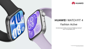 【BEST SELLING】 HUAWEI WATCH FIT 4 Series | Stylish Design | GPS | 10-Day Battery Life* | Sports Tracking | Health Management