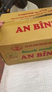 Bịch 50 Gói Mỳ Tôm Trẻ Em Giá Tốt - Mì Trẻ Em An Bình - Ăn Vặt Tuổi Thơ - Bịch 500G - Taiwan Foods