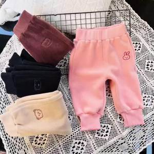 Winter Thick Warm Kids Pants For Girls Boys Polar Fleece Soft Childrens Girl Boy Trousers Casual Keep Warm Outdoors Pant 1Y-5Y