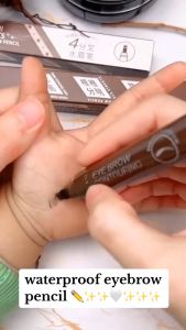 Sweet mintดินสอเขียนคิ้ว เนื้อลิขวิด หัวแปรง กันน้ำ ติดทนนาน(ร้านไทยแลนด์)