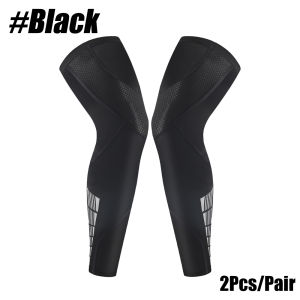 1 Pair Sports Leg Sleeves Full Leg Compression Sleeve for Men and Women Long Knee Sleeve with Anti-slip Silicone Strips