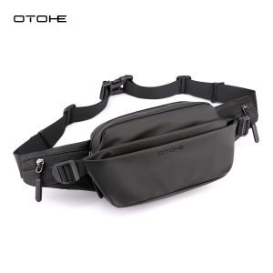 OTOHE Men Chest Bags Waist Pack Cross Body Bags Messenger Bag Waterproof Fashion Bag Large Capacity Sling Bags Simple Casual Sport Street Bag for Student Teenager