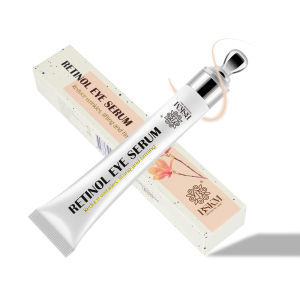BSKM Retinol Eye Cream Removing Dark Circles Eyebag Lighten Fine Lines Whitening Anti Aging with Massage Head