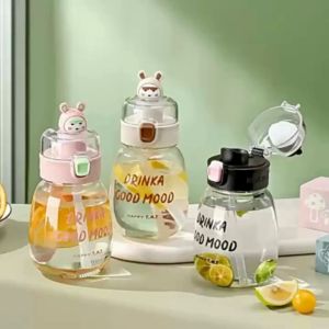 Bình Uống Nước Cho Bé HomeLux – Hình Thú Có Ống Hút Chống Tràn Dễ Thương