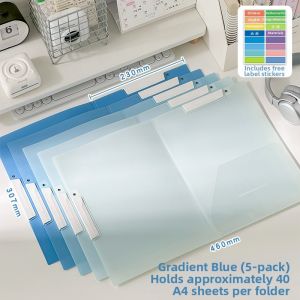 ZHITANG | Transparent Double Pull File Folder