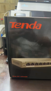 Tenda TEF1110P-8-63W 8-Port PoE Switch 10/100M Ethernet Network Hub with Dual Uplink Ports & 6kv Lightning Protection