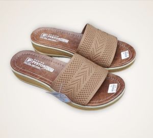 SANDAL WANITA PREMIUM HIGH CLASS 35cm TERBARU SELOP KEKINIAN RAJUT WADGES PESTA KONDANGAN