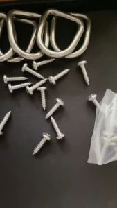 4PCS D Ring Tie Downs Anchors Lashing Rings with Screws Vehicles Heavy Duty Tie Down Ring Pull Ring