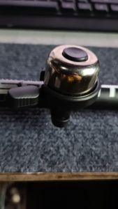 Chrome Bell Silver/Gold Premium Bike Bell with Sleek Design and Superior Sound