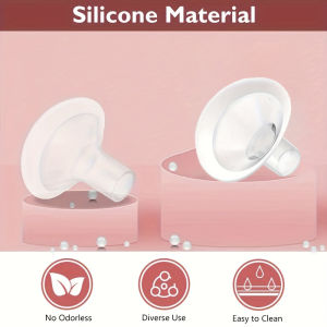 2Pcs Soft Rim Flanges with 106 Degree Wider Opening Angle for Medela Breast Pump PersonalFit Freestyle Maxflow Freestyle