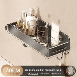 TAOSHI | Kệ Tường treo bằng Cốc Hút Không Cần Khoan