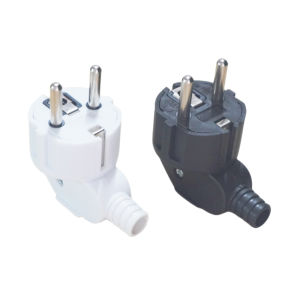 Euro Electrical Socket Plug Adapter Schuko Germany France Connector Screw Connections EU Replacement Plugs For Power Supply Line