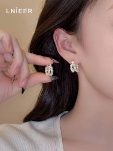 Lnieer | 999 Silver Small Fragments Designed Earrings