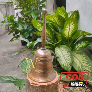 Bel Lonceng Kuningan Klinting Es Tangkai Panjang Kerucut 95 cm 1 Pcs
