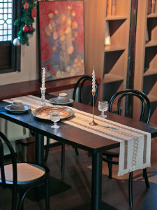 French Style Retro Cotton Linen Table Runner & Chinese Style Placemat