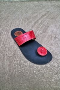Sendal kulit cowok elegan sandal pria premium casual
