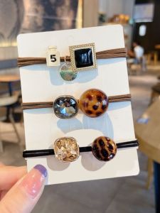 ยางรัดผมแบบเรียบง่าย INS สำหรับผู้หญิง เครื่องประดับผมสไตล์เกาหลี สไตล์ธรรมชาติ ยางรัดผมแบบลำลอง ยางรัดผมแบบลำลอง