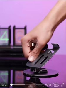 Aluminium Portable Mobile Phone Holder Folding 360 Degrees Rotating Phone Tablet Stand