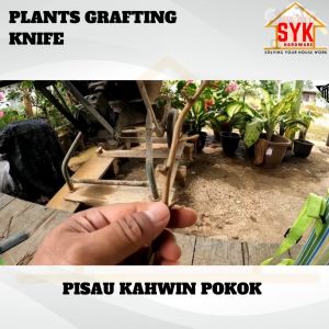 SYK Pisau Kahwin Pokok High Quality Professional Plants Grafting Knife Gardening Tools Folding Knife Pisau Durian