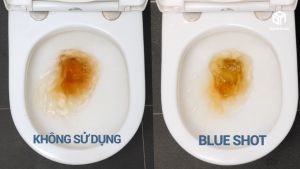 [KOREA] Bộ 3 Vỉ vệ sinh khử mùi tự động làm sạch bồn cầu Blueshot Hàn Quốc - 1 viên dùng được cả tháng. Tẩy ố vàng nước màu xanh đẹp