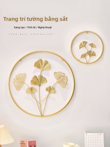 Luxury Creative Leaf-shaped Circular Wall Hanging