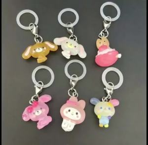 Sanrio | New Product In Stock Jasmine Rabbit Keychain Blind Box Cute Bag Pendant As A Holiday Surprise Gift For Friends Souvenir