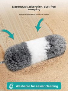 MONLEYTA | Dust Removal Extendable Feather Duster for Ceiling and Spider Webs