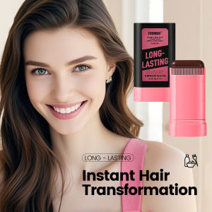 Hairdressing Hair Color Stick Comb Dye Long Lasting No Damage Disposable Hair Dye Gray Coverage formbo hair blackening stick