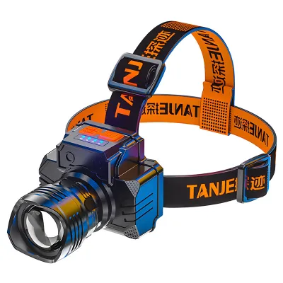 TANJE JS-T006 Senter Kepala Super Terang Zoom 50w Type C Isi ulang Paling Murah