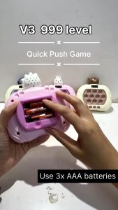 ~Dari KL~ Permainan Tolak Pantas Permainan Teka-teki  Push Game Console Educational Toys Pop It Game Machine Quick Push Games Game